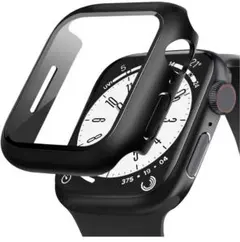 Apple Watch ケース45mm PC素材 強化ガラス