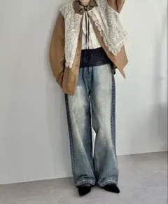 mystic マルチwayレースレイヤードジャケット