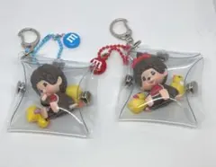 モンチッチキャンディバッグキーホルダー2個セット