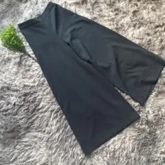 美品✨INED イネド 黒 ワイドパンツ /春初夏秋 通勤 S