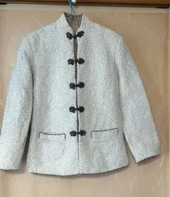 チャイナ風ジャケット　秋冬用