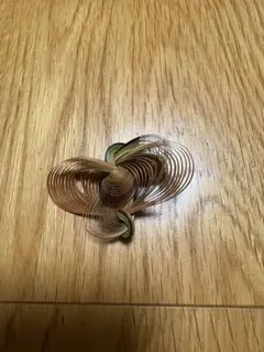 水引細工 ブローチ　竹細工　シンプル