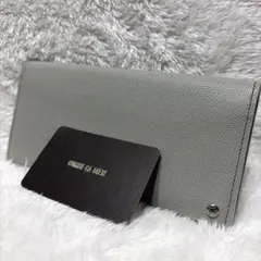 【美品】コムサメンCOMME CA MEN 長財布　ライトグレー