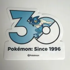 韓国 ポケモン 30周年ロゴ ステッカー ゲコガシラ - メルカリ