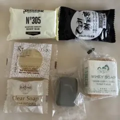 未使用品未開封＊ホエイソープ、ボディバーなどソープ5点セット