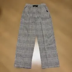 ピンクラテ　チェック柄パンツ XS 150