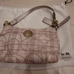 COACH　2WAY ハンドショルダーバッグ　ポーチ　極美品