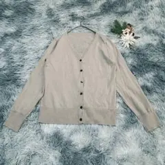 STYLE DELI スタイルデリ (M) カーディガン 長袖 Ｖネック 無地のサムネイル