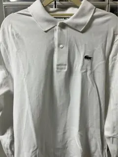 LACOSTE CLASSIC FIT ポロシャツ US M ホワイト