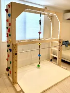 室内遊具 室内うんてい 室内雲梯 うんてい 鉄棒 ボルダリング - メルカリ