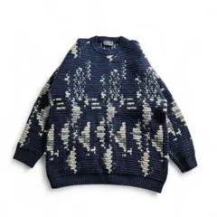 イタリア製　 LANA ALPACA使用　SINGOLARE ニット 2L