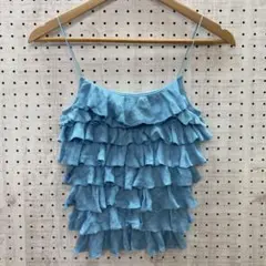 Y2K 古着KEITA MARUYAMA フリルニット ティアードキャミソールのサムネイル