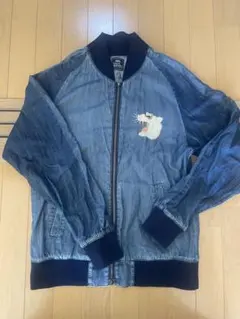 KRIFFMAYEYクリフメイヤー デニムジャケット　パーカー　スカジャン風刺繍