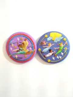 ピーターパン刺繍缶バッジ