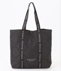 TOCCA トッカ キルティングトートバッグ TOCCA｜【A4サイズ対応・撥水】CHECKER CLOVER QUILTBAG キルト