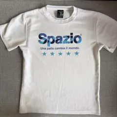 Spazio ロゴ入り ホワイトプラTシャツ　Sサイズのサムネイル