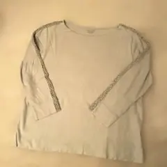 DoCLASSE ベージュ 七分袖 Tシャツ カットソー