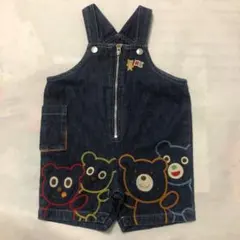 ミキハウス ホットビスケッツ オーバーオール 80