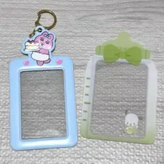 おぱんちゅうさぎ ポチャッコ フォトキーホルダー トレカケース 推し活