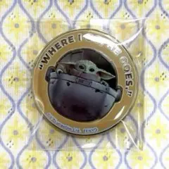スターウォーズ マンダロリアン＆グローグー 金バッジ グローグー