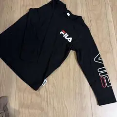 FILA 長袖Tシャツ ブラック ロゴプリントのサムネイル