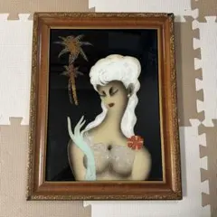 アメリカのアンティークSHOPで購入した、絵画風▫美人ポスター - メルカリ