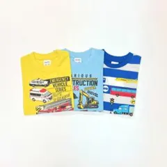 子供服 男の子 110cm 長袖Tシャツ まとめ売り 車 新品 GWN27-1