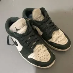 Nike Air Jordan 1 Low ダークグリーン/ホワイト