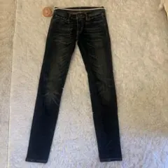 thinny　ダークブルー スキニーデニム