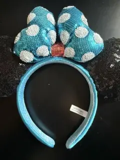 ミニーマウス風スパンコールカチューシャ