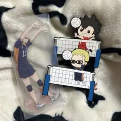 ハイキュー!! 一番くじ 黒尾 鉄郎 月島 蛍 アクスタ マグネット