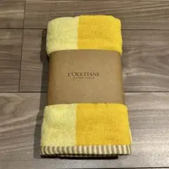 ロクシタン　ノベルティ　リバーシブルバスタオル　試供品付き