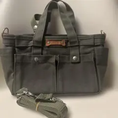カワニシカバンminimonトートバッグ オリーブ - メルカリ