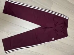 adidas バーガンディ ジャージパンツ