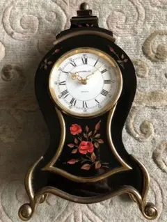 木製 アンティーク 振り子 置時計 Bauman swiss スイス製　時計 木製 アンティーク 振り子 置時計 Bauman swiss スイス製 時計