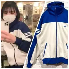 【アユニ・D 同型着用】adidas トラックジャケット 80s デサント製