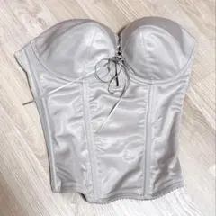 Bloom レースアップビスチェ F75 ブライダルインナー