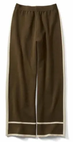 リブインコンフォート　ラインニットパンツ　MP