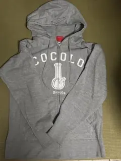COCOLO BLAND ココロブランド ボング ジップパーカー グレー M