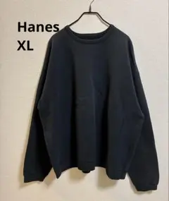 Hanes ヘインズ 無地 クルーネック スウェット トレーナー 古着 used