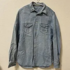 AZUL デニムシャツ 長袖 ライトブルー✩.*˚美品