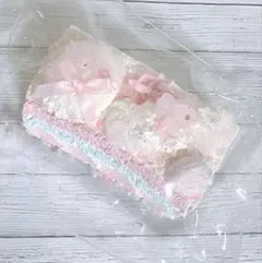 nienienie アイス イチゴ　リボン　断面ケーキ