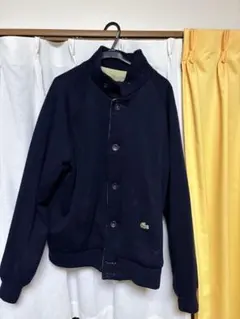 LACOSTE ウール混 ブルゾン ネイビー FR50 US M - メルカリ