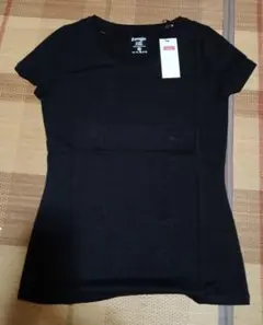 カッコいいレディース　スポーツTシャツ　ブラック　XSサイズ