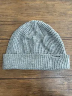 JEANASIS ニット帽　ビーニー　グレーのサムネイル