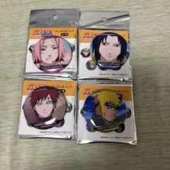 NARUTO ジャンプフェスタ ナルト サスケ ミナト イタチ 缶バッジ
