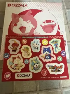 【未使用】PIZZA-LA × 妖怪ウォッチ コラボ 陶磁器製プレート1個