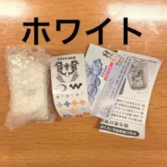 （ホワイト）なつかしのガラケー+ マスコット　録音再生機能付き