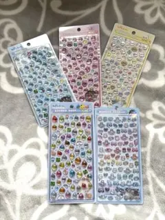 正規品ボンボンドロップシール♡ミニ♡しずくちゃん4種♡なないろボンボン