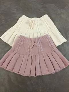 petit main ニットスカート 2点セット Sサイズ
